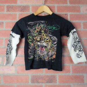 Ed Hardy Y2K Tattoo Sleeves Long Sleeve T-Shirt Kids